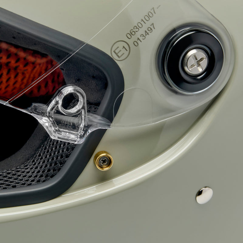BILTWELL Lane Splitter Helmet Gloss - Chalk