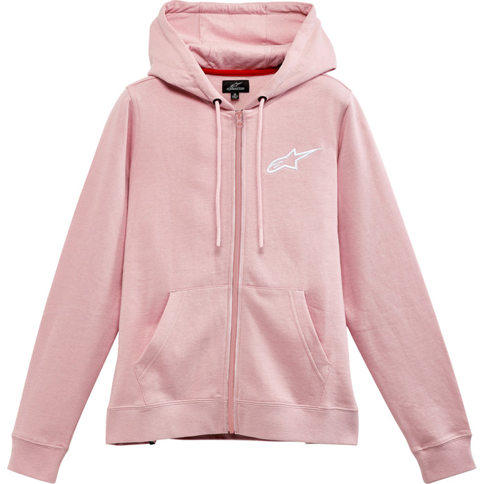 ALPINESTARS 3051-1176 1232518003110M Women's Ageless Zip Hoodie pink/white - medium