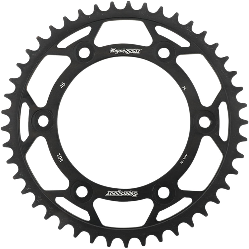 Supersprox Sprocket - RFE-301-45-BLK Honda XR600R / CRF250L / CRF250L Rally 1991-2000