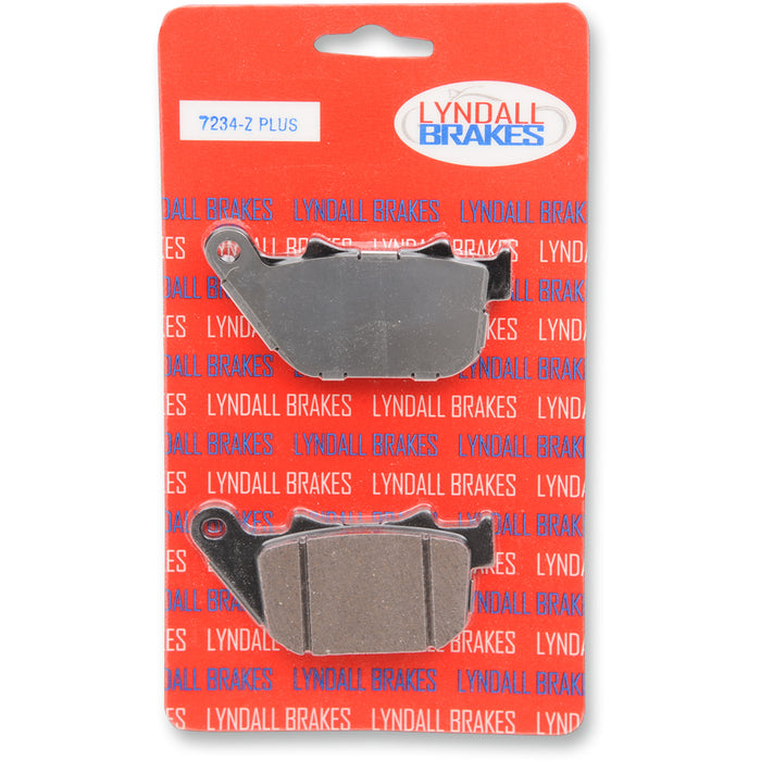 LYNDALL RACING BRAKES LLC 1720-0032 7234-Z+ Z-Plus Harley/Buell Brake Pads Z-Plus Brake Pads - Sportster