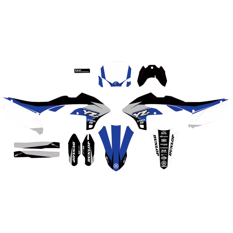 D'cor Visuals Graphic Kit - 20-50-482 Yamaha YZ 450 / YZ 250 2023-2025