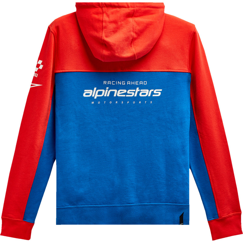 ALPINESTARS 3050-6463 12135107031712X H Block Hoodie warm red/bright blue - 2xl