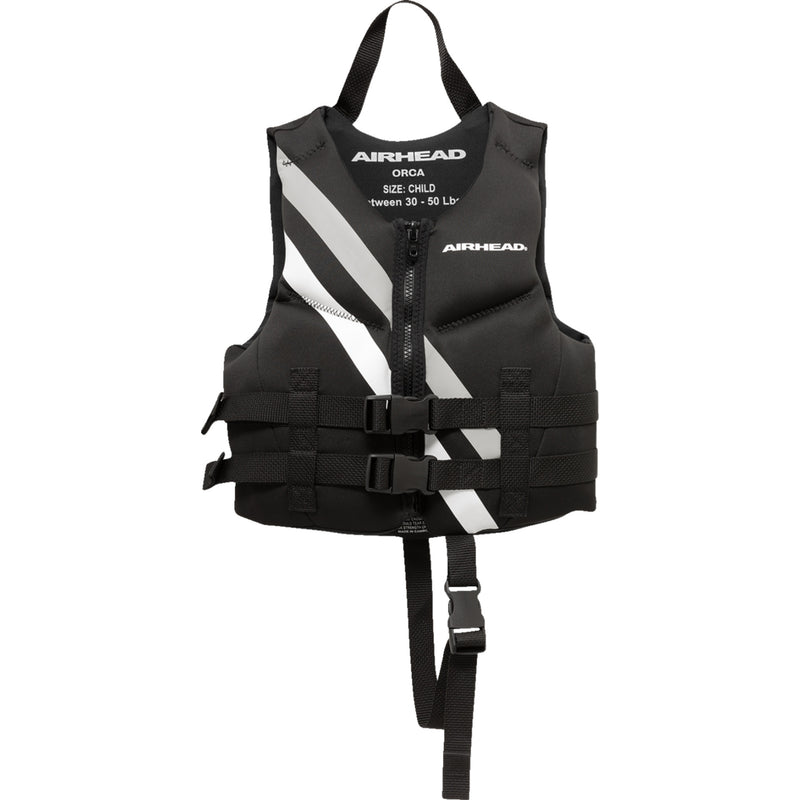 AIRHEAD SPORTS GROUP 3242-0071 10075-02-B-BK Child Orca Vest black/white