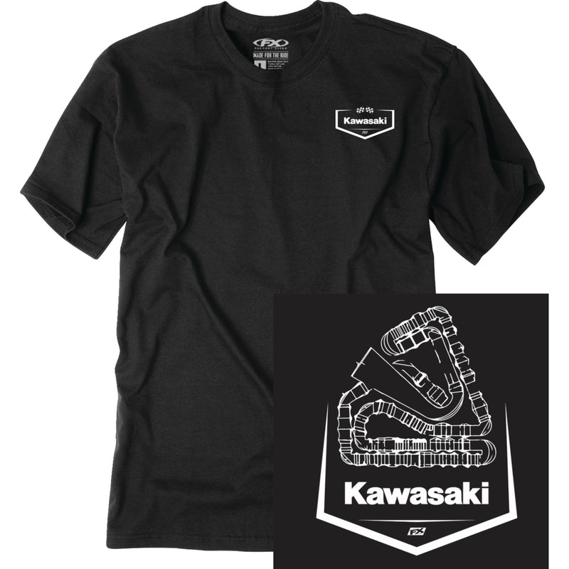 FACTORY EFFEX Track T-Shirt Kawasaki - Black