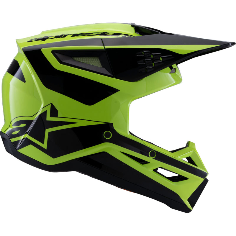 ALPINESTARS SM3 Heat Helmet - Gloss Yellow Fluo/Black