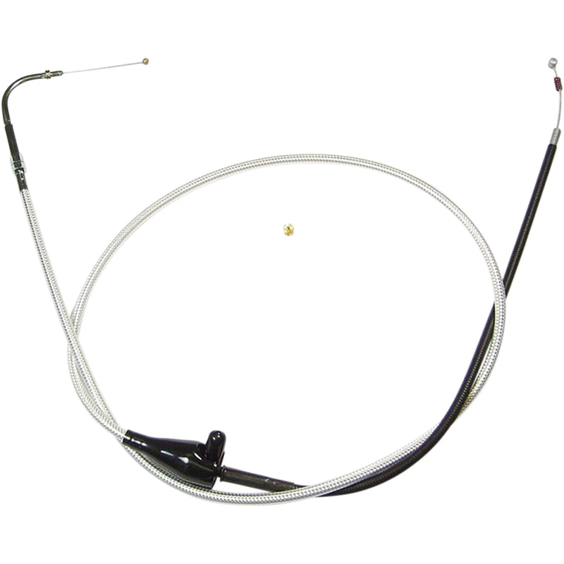Magnum Shielding Sterling Chromite II® Braided Cable For Harley-Davidson — Idle Cruise /16" - 342810 For Harley Touring 2000-2007