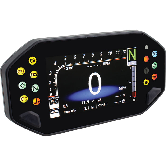 KOSO NORTH AMERICA 2212-0874 BA081100 RX-4 Multifunction Speedometer/Tachometer TFT Multifunction Meter - RX-4 - Yamaha - MT-07