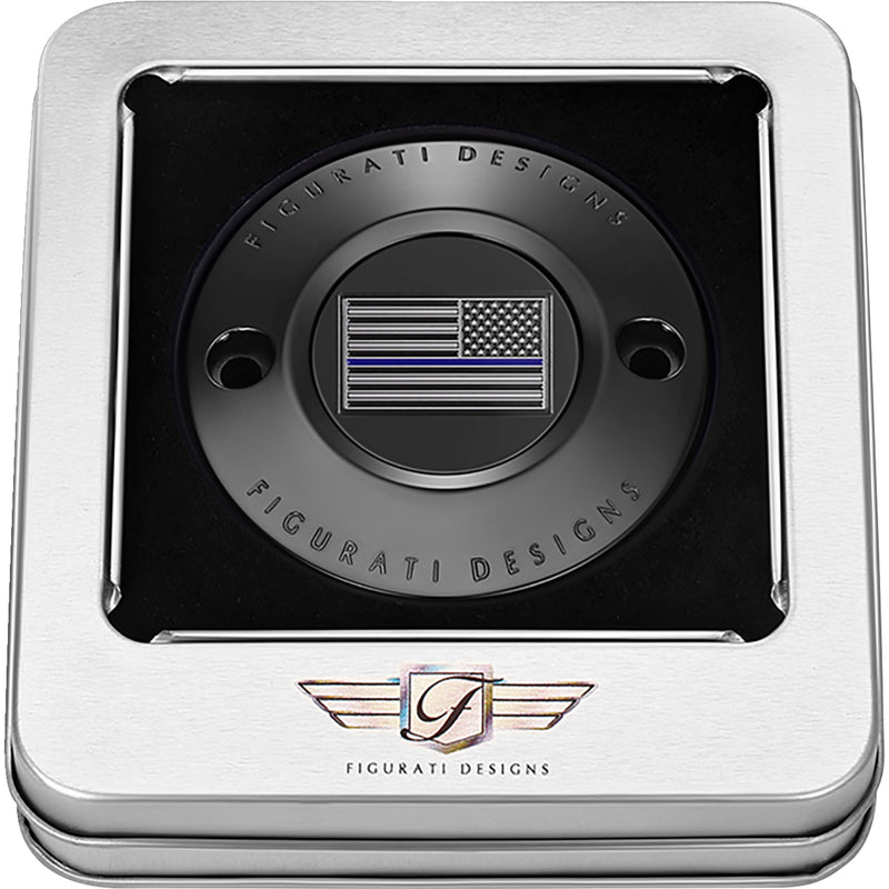 Figurati Designs Cover - FD71-TC-2H-BLK For Harley Motorcycles 2017-2022