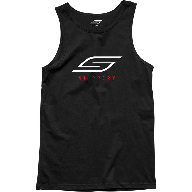 SLIPPERY Tank Top Black