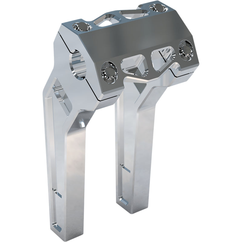 LA CHOPPERS 0602-1222 LA-7471-08R Performance Risers - Pullback - 8" - Raw