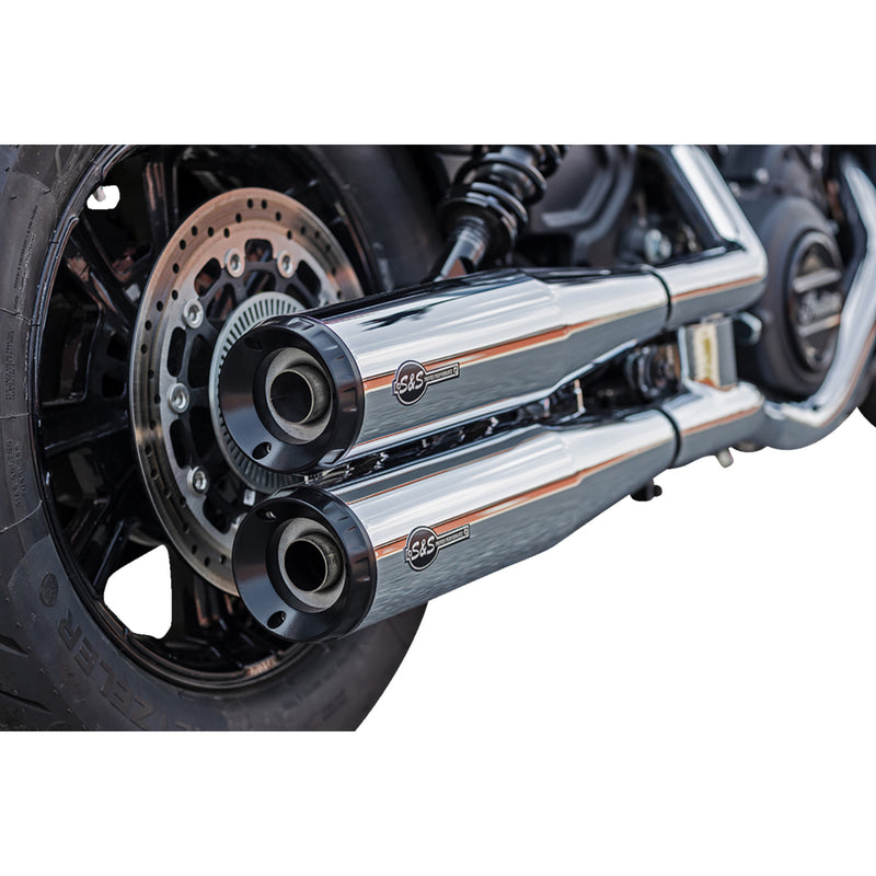 S&S Cycle Grand National Muffler - 4110-156 For Indian Scout 2015-2023