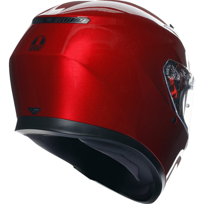 AGV 0101-15539 21183810040162X K3 Mono Helmet K3 Helmet - Competizione Red - 2XL