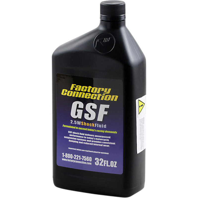 FACTORY CONNECTION GSF GSF Suspension Fluid F.C. Shock Fluid - 2.5wt - 1 U.S. quart