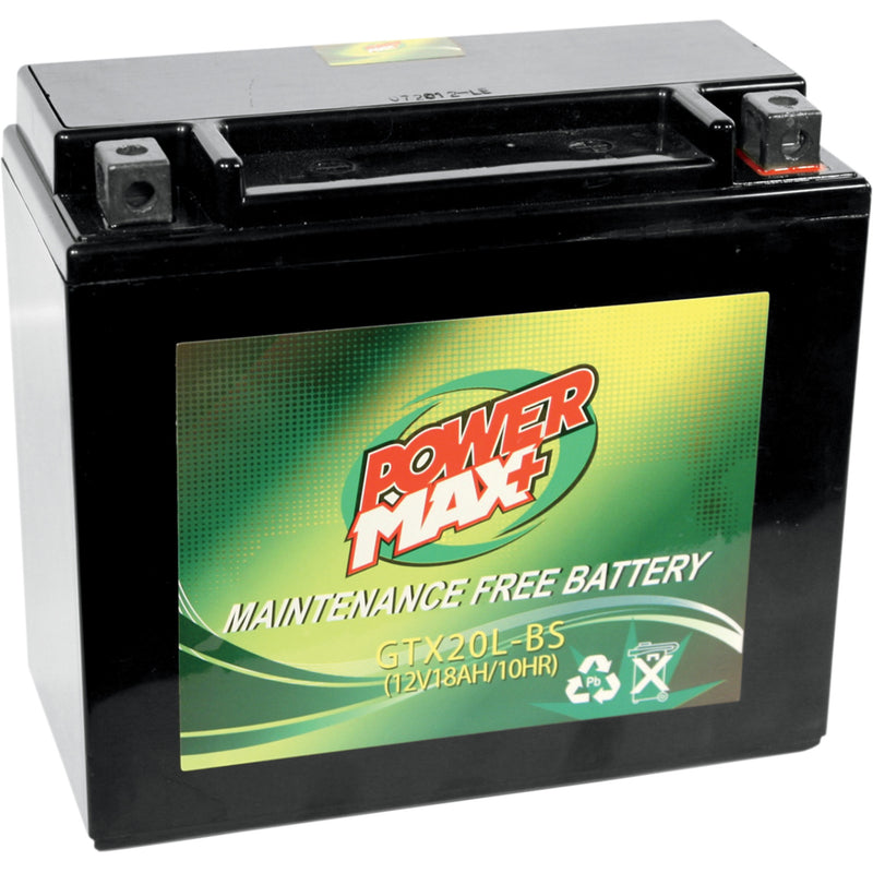 Power Max Battery - GTX20L-BS For Harley Motorcycles 1991-2020 | Victory Motorcycles 1998-2015