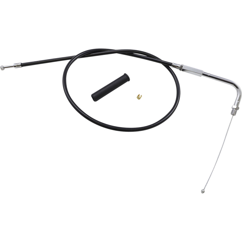 Drag Specialties Black Vinyl Cable 30" For Harley 1990-1995