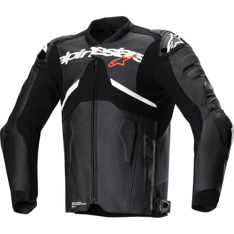 ALPINESTARS Atem v5 Leather Jacket Black/White - US / EU