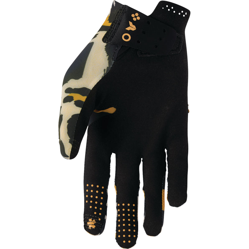 THOR Women's SPORTMODE Cheetah Gloves Tan/Black