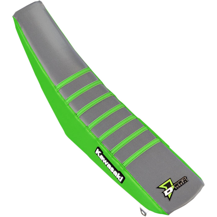 D'COR VISUALS 0821-3147 30-20-458 Seat Cover green/gray - kx250f/450f '12-'16