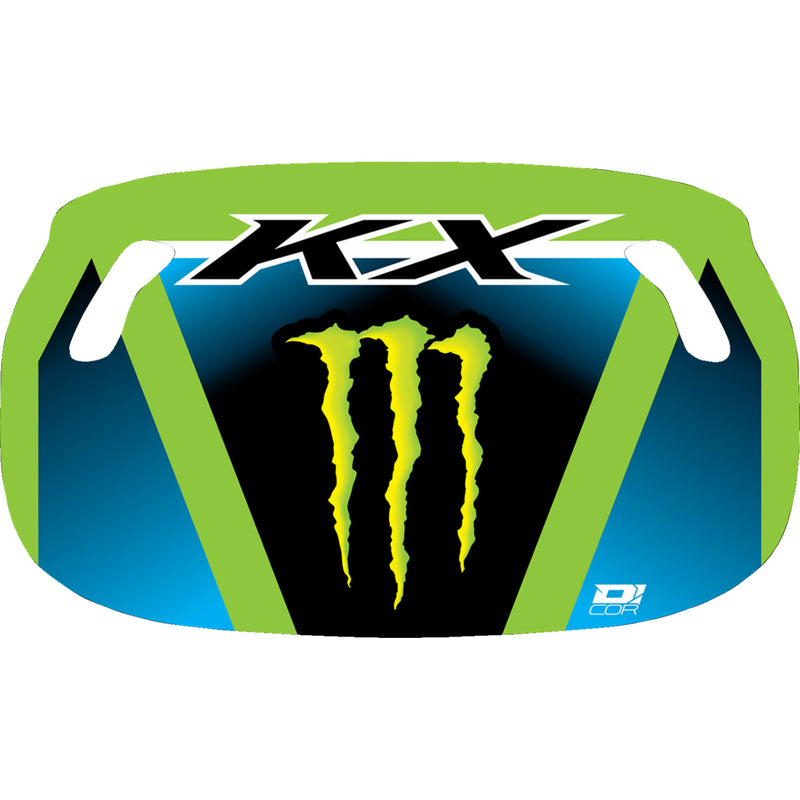 D'COR VISUALS 9501-0315 60-60-125 Pit Board green/blue - logo