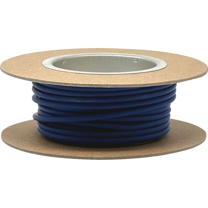 NAMZ 2120-1282 NGWR-610 Bare-Copper GXL Hook-Up Wire - 25' GXL Wire Spool - 10 Gauge - Blue
