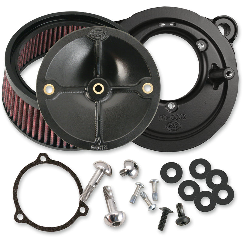S&S Cycle Super Stock Stealth Air Cleaner - 170-0164 For Harley Touring 2007-2016