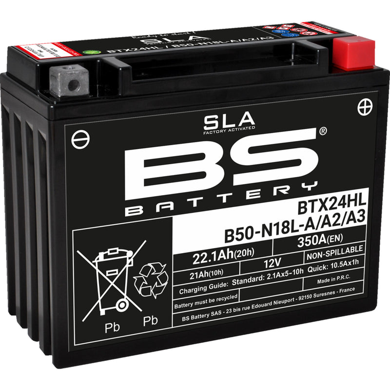 Bs Battery YTX Battery - 300770 For Honda Gold / GL1100A / GL1500A 1988-2000 | Yamaha 1100 / 1100 Special / 1000 Virago / Virago 1988-1999