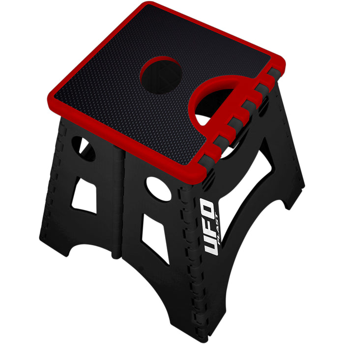 UFO 4101-0489 AC02428B Folding Bike Stand Bike Stand - Folding - Black/Red