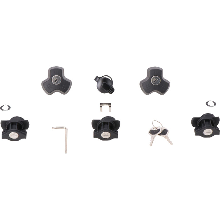 SW-MOTECH 3501-1996 LOC.00.745.10200 Hard Case DUSC Lock Set DUSC Lock Set - 3 Locks + 1 TRAX Lock Set + 2 Anti-theft Devices