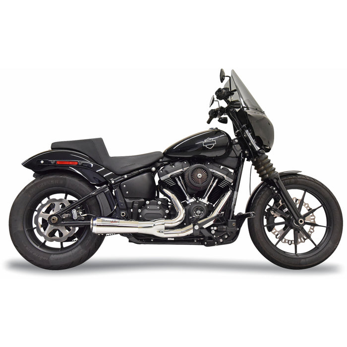 BASSANI XHAUST 1800-2672 1S73E 2-into-1 Ripper Short Exhaust System - Chrome - 49-State