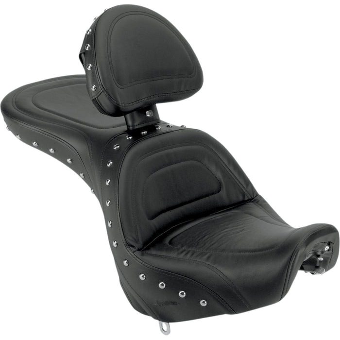 SADDLEMEN 0802-0281 8202J Explorer Special Seat — Includes Backrest - FXSTD