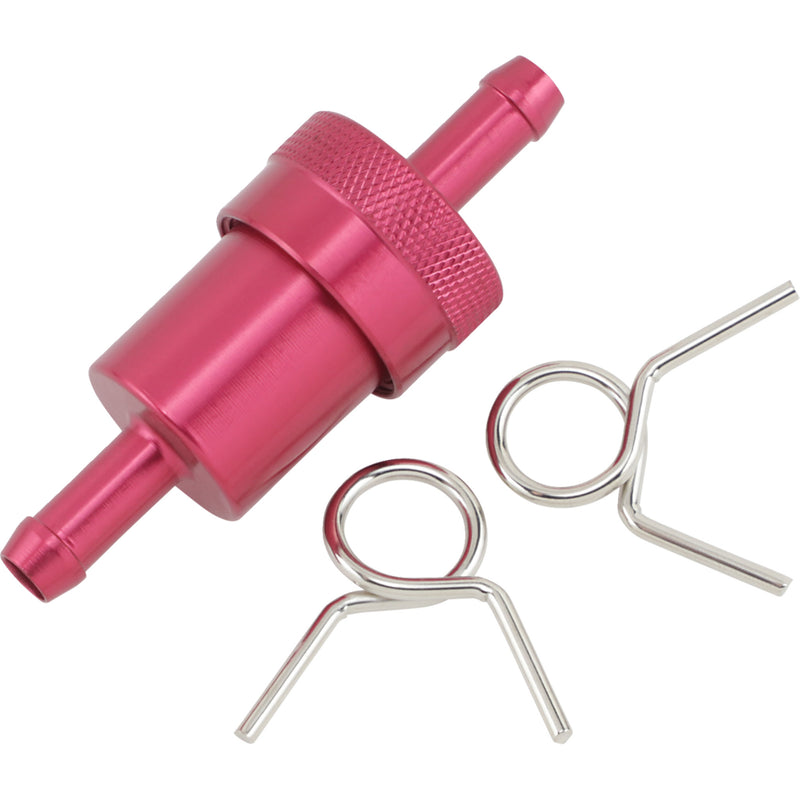 EMGO 14-34430 14-34430 Anodized Aluminum Fuel Filter red - 5/16"