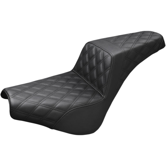 SADDLEMEN 0802-0959 818-30-175 Step Up Seat — Lattice Stitched