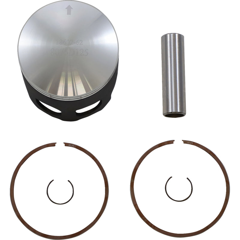 WOSSNER 0910-4794 8075D125 Piston Kit for 2 Stroke Piston Kit - 65.19 mm - Yamaha