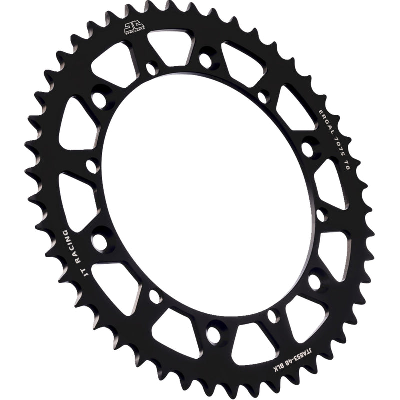 JT SPROCKETS 1211-2605 JTA853.48BLK RaceLite Aluminum Rear Sprocket Rear Sprocket - Black - 48 Tooth - Yamaha
