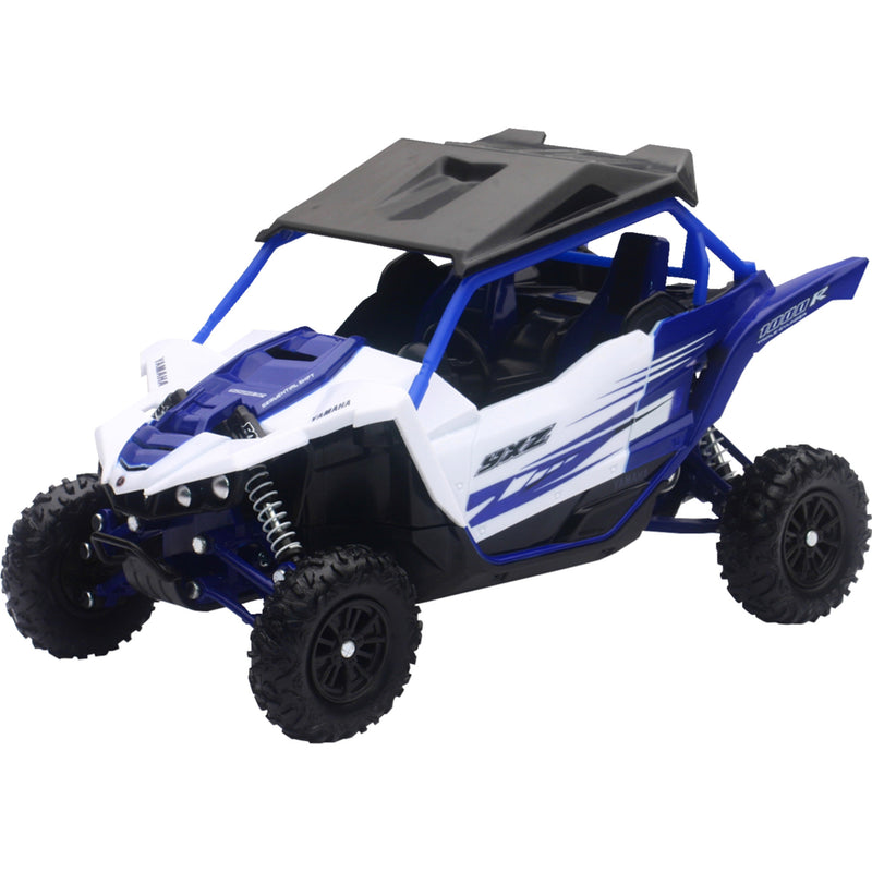 NEW RAY TOYS 7001-0078 57813A Yamaha YXZ1000R ATV Yamaha YXZ1000R - 1:18 Scale - Blue/White/Black
