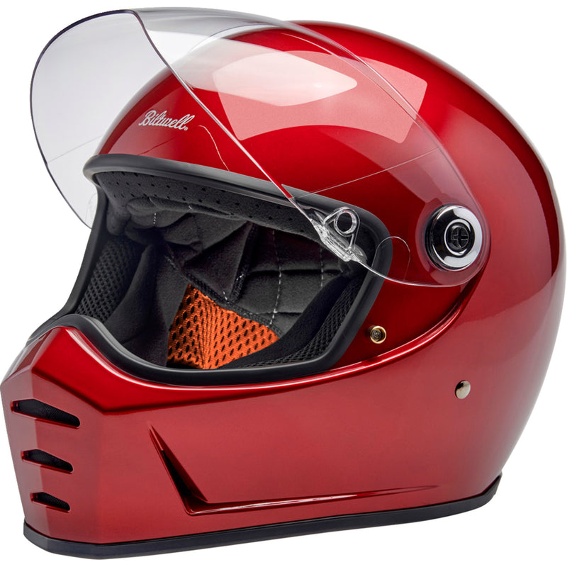 BILTWELL Lane Splitter 22.06 Helmet Metallic - Cherry Red