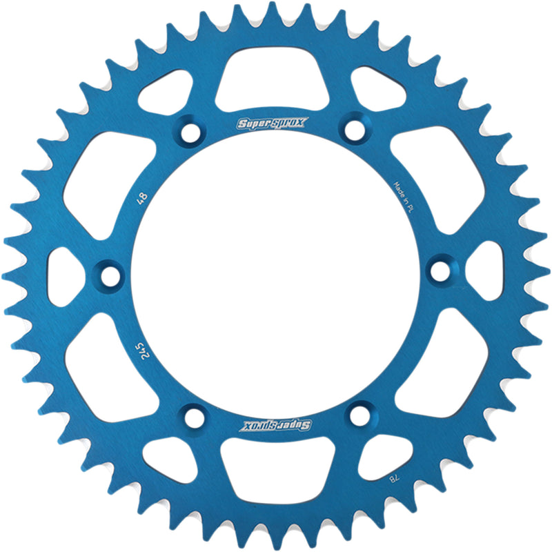 Supersprox Aluminum Sprocket - RAL-245-48-BLU Yamaha Dirt Bikes 1999-2022