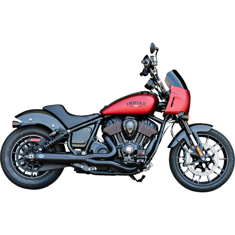S&s Cycle Qualifier 2-Into-1 Exhaust System - 550-1116 For Indian 2022-2024