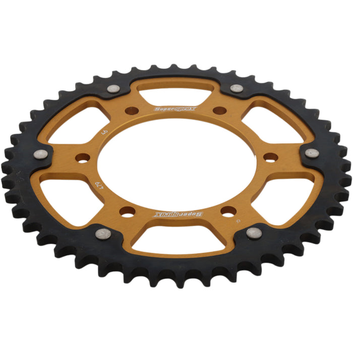 SUPERSPROX 1210-2007 RST-479-46-GLD Stealth Rear Sprocket 46 tooth - gold - kawasaki