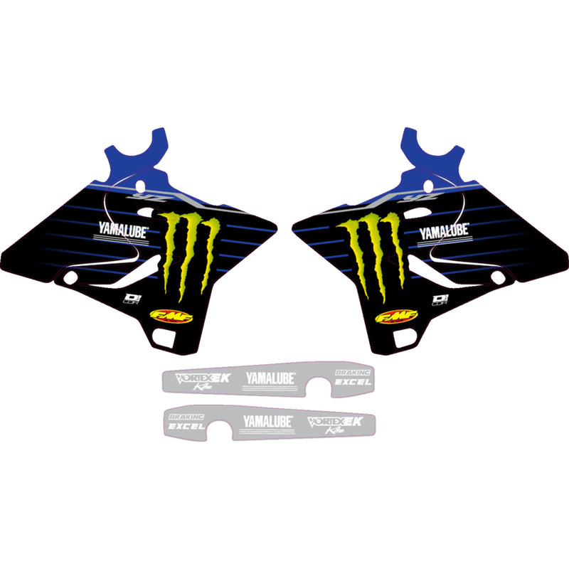D'cor Visuals Graphic Kit - 10-50-232 Yamaha YZ 125 / YZ 250 2015-2021