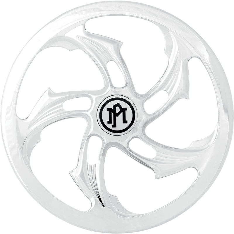 (OPEN BOX)  PERFORMANCE MACHINE (PM) 1014-0068 0206-2010RVL-CH Super Gas Universal Faceplate Rival Air Cleaner Insert - Chrome
