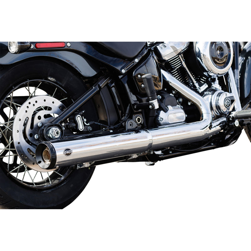 S&S Cycle Grand National Slip-On Muffler 50 State 4" Chrome M8 Softail - 550-1160 For Harley Softail 2025