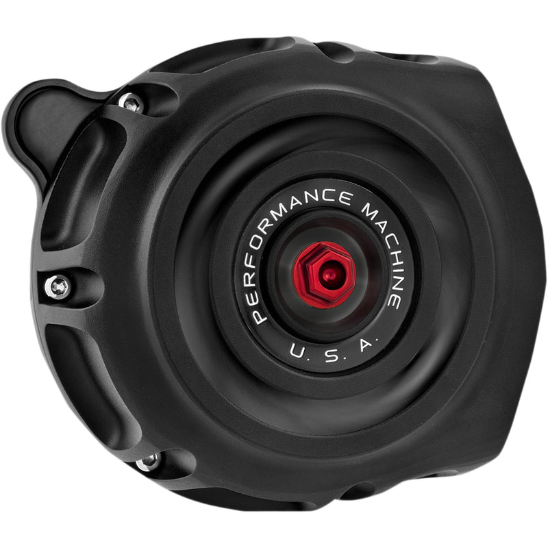 Performance Machine (pm) Vintage Air Cleaner - 0206-2132-SMB For Harley Sportster 1991-2021