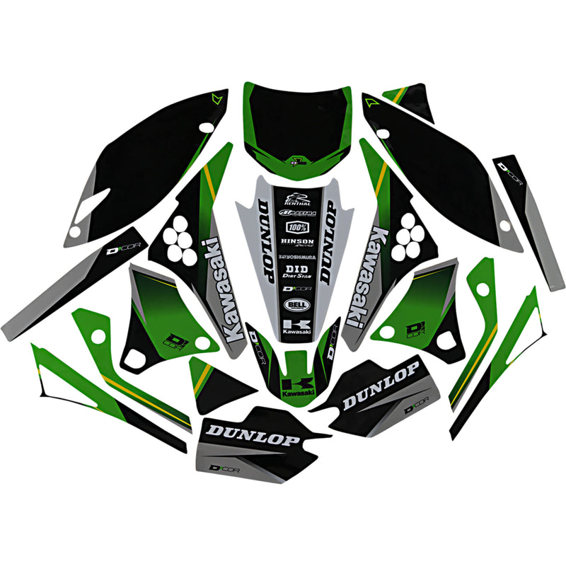 D'cor Visuals Graphic Kit - 20-20-231 Kawasaki KXF 250 2009-2012