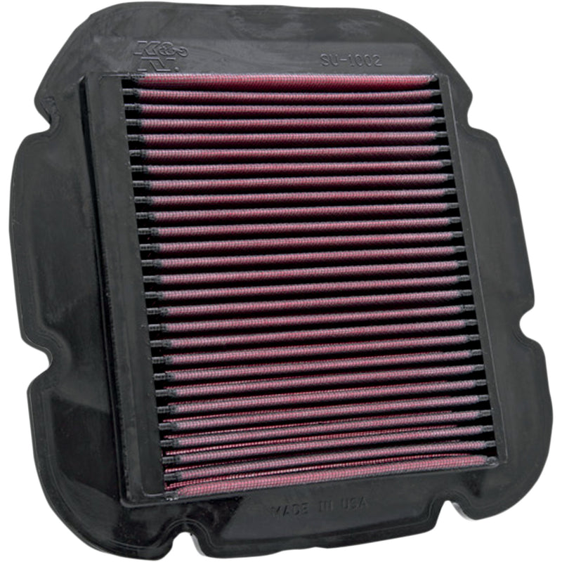 K & N High-Flow Air Filter - SU-1002 For Suzuki 1000 / 650 / 650A / Strom Adventure 2002-2025 | Kawasaki 1000 2004-2005