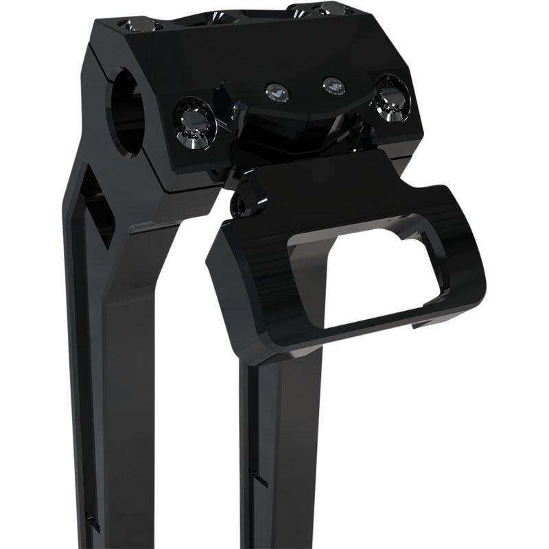 LA Choppers M8 Softail Gauge Mount For Performance Risers Single Black Softail - LA-7397-00B For Harley Softail 2018-2022