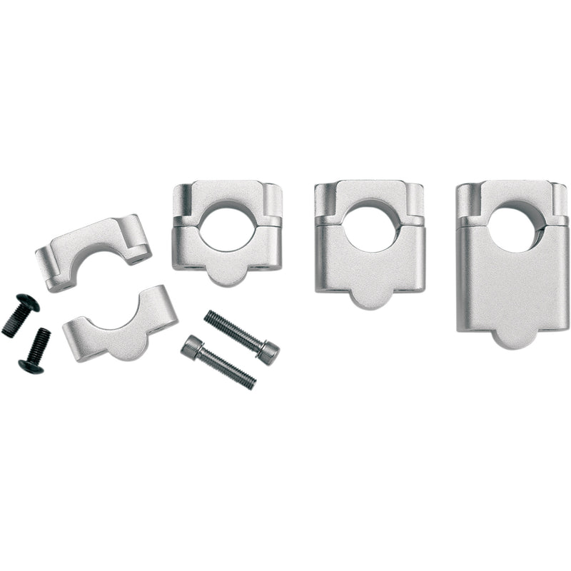 MOOSE OFFROAD 0603-0342 1MS07P61-SS28 Universal Handlebar Clamp Kit Handlebar Mount Clamp - 20 mm - Universal