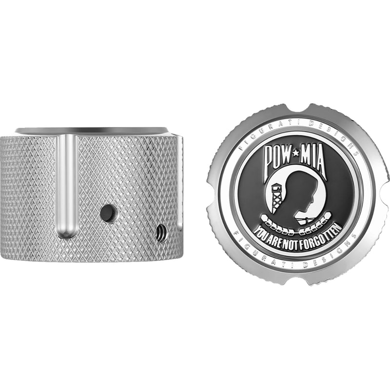 Figurati Designs Axle Nut Cover - FD50-FAC-SS For Harley Motorcycles 2002-2022