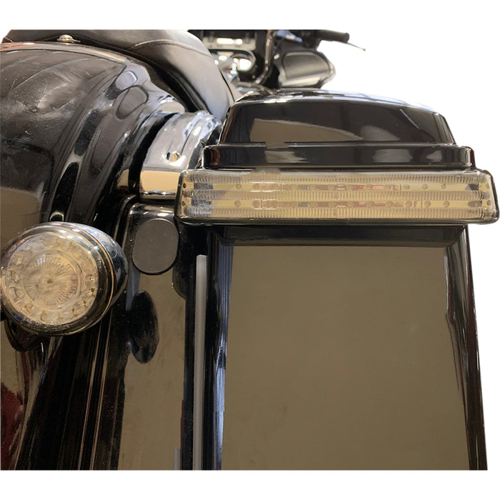 CUSTOM DYNAMICS 2040-2578 PB-SBSEQ-HD-CS ProBEAM® LED Sequential BAGZ™ Saddlebag Lights - Chrome/Smoke