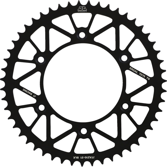 JT SPROCKETS 1211-2644 JTA210.51BLK Rear Sprocket honda - black - 51 tooth
